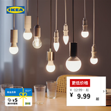宜家（IKEA）SOLHETTA索海塔LED灯泡大螺口小螺口插脚灯具配件实用 E27球形可调光806流明2700k螺口