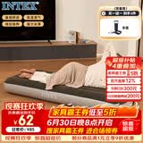 INTEX 单人充气床垫 露营户外防潮垫家用陪护午睡打地铺折叠床64106W