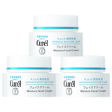 珂润（Curel）补水保湿舒缓修护敏感肌男女士进口护肤品生日礼物 保湿面霜40g*3