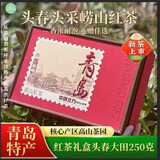 崂卓崂山红茶2026新茶礼盒装250g头春大田红茶花果香型 山东青岛特产