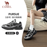骆驼（CAMEL）【迪丽热巴同款-追寻】运动鞋男女鞋网面透气新款休闲徒步鞋子