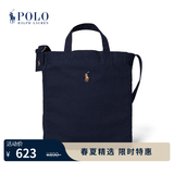 Polo Ralph Lauren 拉夫劳伦 男配 经典款帆布购物托特包 410-深蓝色 ONE