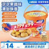 小鹿蓝蓝菠菠卜卜饼干宝宝儿童零食特添DHA藻油出游便携108g 3岁+