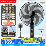 荣事达（Royalstar）电风扇/落地扇 18英寸家用三档加强风扇落地扇交流风大音轻摇头电扇可伸缩拆洗家用扇 FD-40L261