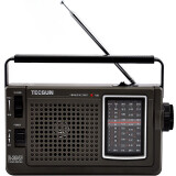 德生（Tecsun） R-304P台式插电便携式指针全波段收音机老人半导体广播老年人用的老款大型微型 标配+电源线+2节1号电池