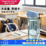 特百惠（Tupperware）茶韵500ml塑料杯男女士学生运动水杯子大容量泡茶杯 冰水蓝