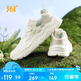 361°运动鞋女冬季网纱透气复古情侣厚底休闲老爹鞋子女682426776-1