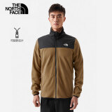 The North Face北面抓绒衣男23春款经典户外舒适保暖抓绒外套 49AE 173/棕色 L