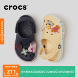 CROCS卡骆驰贝雅卡骆班儿童洞洞鞋沙滩凉鞋男童女童拖鞋/207018/207019 黑色-001 33 (200mm)