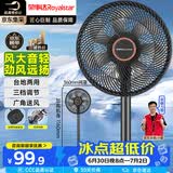 荣事达（Royalstar）【爆款推荐】电风扇交流定频家用7叶柔风落地扇台地两用大风量节能摇头电扇办公低噪 FD-30L501