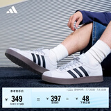 adidas「T头鞋」VL COURT复古休闲板鞋德训鞋男女阿迪达斯轻运动 浅灰/黑色/金属银   41
