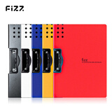 飞兹(fizz)高质感A4横式折页板夹会议夹加厚硬文件夹/试卷收纳夹/办公用品/诗朗诵签约夹板红色A6380