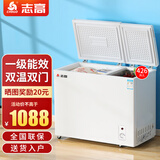 志高（CHIGO）双温冰柜家用商用冷藏冷冻保鲜两用 双箱双门小型冷柜一级节能省电 【一级能耗】双温 426L