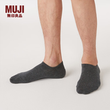 MUJI 男式 合脚直角 运动船袜 DAC01A0S 炭灰色 25-27cm/40-44码