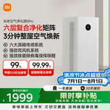 米家小米空气净化器5Pro 家用除甲醛除菌除过敏原