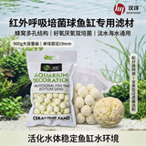 汉洋（HANYANG）鱼缸滤材呼吸培菌石英球鱼缸专用底部过滤材料900克