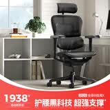 Ergonor保友金豪b雄鹰 人体工学椅 电脑椅 电竞椅办公椅子可躺老板椅 【金豪b雄鹰X】黑色网