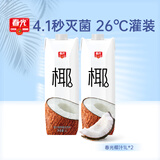 春光 食品海南特产椰汁 最喜椰 生榨椰子汁植物蛋白饮料 春光椰汁1L*2