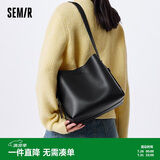 森马（Semir）水桶包潮牌背包立体简约时尚女包单肩包105225153015