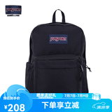JANSPORT杰斯伯书包轻便双肩包男女旅行包简约背包电脑包学生校园 4QUT008爵士黑-侧边袋
