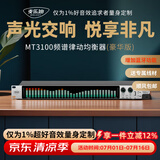 麦乐迪MT3100数字频谱仪均衡器专业31段EQ调节智能降噪音频处理器压限发烧级家用舞台演出KTV周边设备 MT3100豪华版频谱器