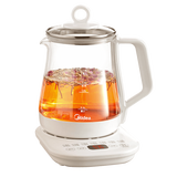 美的（Midea）养生壶 1.5L全自动煮茶壶 花茶壶烧水壶12h恒温11档控温 母婴316L材质电热水壶煮茶器MK-YSP1508