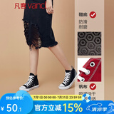 凡客诚品凡客帆布鞋高帮女款休闲运动鞋潮鞋板鞋 黑色 36