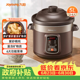 九阳（Joyoung）电炖锅电炖盅5L大容量紫砂预约电砂锅 多功能锅 智能定时精炖煮粥煲汤锅DG50Z-GD510