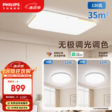 飞利浦（PHILIPS）全光谱护眼客厅主灯已接入米家APP调光智能灯具2室1厅[包安装]