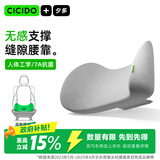 CICIDO夕多汽车腰靠腰部靠垫护腰枕薄款小靠枕开车用车载座椅靠背办公室腰托