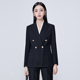 特洛曼职业西装套装女正装大学生面试职员工作服休闲西服外套女春秋