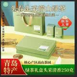 崂卓崂山绿茶礼盒装2026新茶250g 头采清香型 山东青岛特产