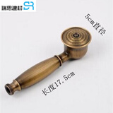 欧式复古花洒喷头 古铜色淋浴软管手持小蓬头冷热水单喷头 全铜仿古电话式小手持头