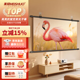 美硕（MEISHUO）投影仪幕布家用办公100英寸16:9壁挂光子幕屏幕高清家庭影院适配极米坚果小米小明当贝爱普生明