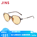 睛姿（JINS）SCREEN NIGHT防蓝光眼镜轻量透明男女护目镜FPC23A255 87棕色代瑁
