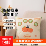 2025新款短绒小清新抱枕 多功能抱枕 车载抱枕 办公室枕芯抱枕 好柿发生 36*36cm一只装【不含芯】