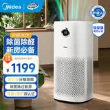 美的（Midea）母婴级分解深度除甲醛 净离子除菌消毒除霾除烟味异味沙尘宠物吸猫毛 VOC含甲醛监测 星澈 【大空间全效旗舰】医护级