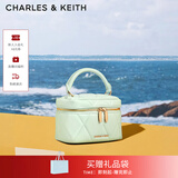 CHARLES&KEITH菱格链条手提斜挎小方包盒子包包女包生日礼物送女友CK2-80782534 Mint Green薄荷绿色（新色） 小包