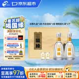 今世缘 淡雅国缘礼盒 幽雅醇厚型白酒 42度 500ml*2瓶 送礼白酒