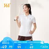 361°t恤女夏季新款运动polo衫速干休闲跑步健身短袖上衣662624111H-1