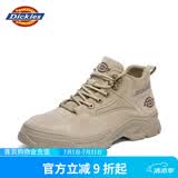 Dickies男士马丁靴男靴英伦风工装靴户外工装鞋劳保鞋 卡其 (高帮) 40