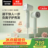 松下（Panasonic）高速护发吹风机速干负离子电吹风家用不伤发送女友生日礼物小森林春光绿EH-NE6L