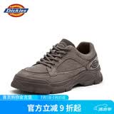 Dickies男士马丁靴男靴英伦风工装靴户外工装鞋劳保鞋 41 驼色 (低帮)
