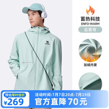 骆驼（CAMEL）运动外套新款男女装春秋款修身加绒休闲夹克户外防泼水登山服风衣