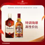 芝华士12年1000ml+百龄坛特醇1000ml 洋酒 威士忌套装