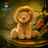 Jellycat波浪毛狮子动物毛绒玩偶公仔安抚潮玩娃娃送礼生日礼物 波浪毛狮子 Medium