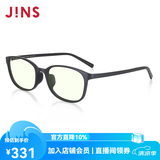 睛姿（JINS）SCREEN HEAVY防蓝光镜轻量透明男女护目眼镜FPC23S001 97亚光黑色