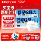 海氏海诺医用外科口罩一次性灭菌级口罩透气独立包装夏季薄款低呼吸阻力60