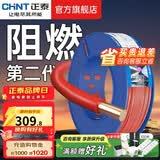 正泰（CHNT）阻燃电线BV2.5/4/6平方单股铜芯电线 电缆线国标电源线家用铜芯线 阻燃｜红色火线BV2.5  100米