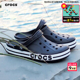 卡骆驰（CROCS）洞洞鞋男鞋女鞋 26夏季新款运动鞋平底沙滩鞋透气情侣凉鞋拖鞋子 贝雅卡骆班-黑白配-热推款 41-42